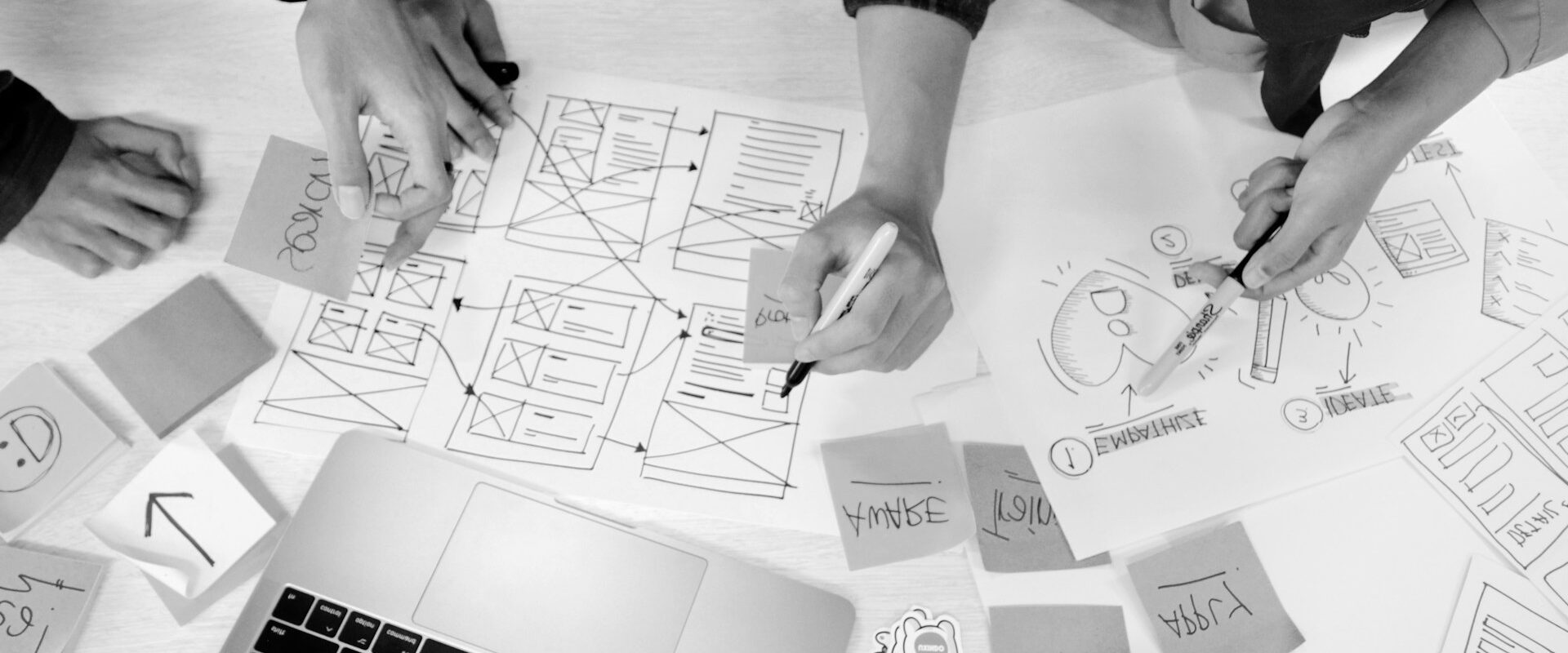 Brainstorming with team